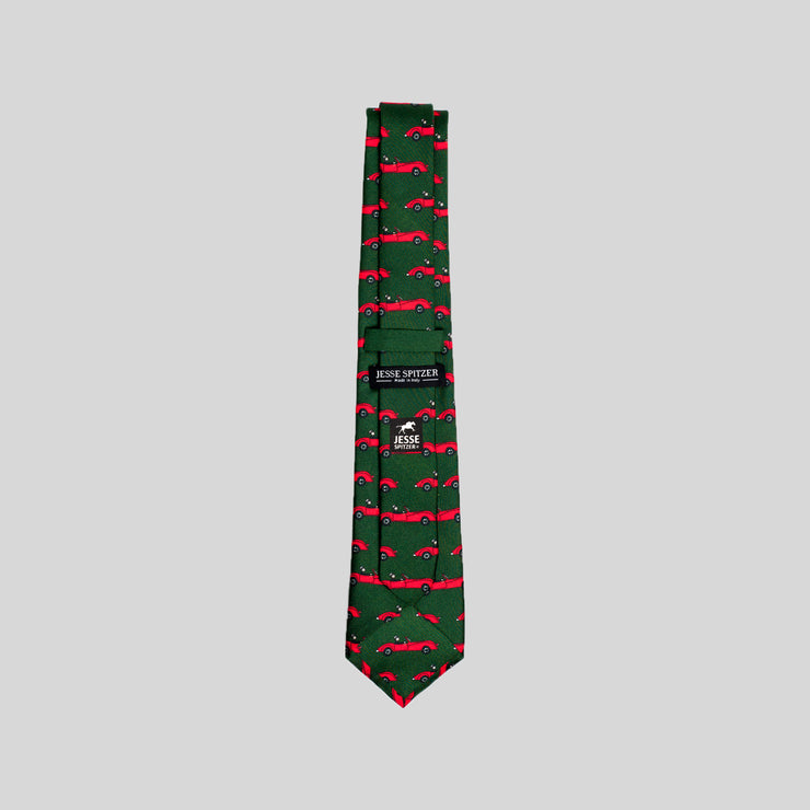 Jesse Spitzer Convertible Car Silk Tie Made in Italy 