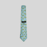 Jesse Spitzer Jetsetter Airplane Silk Tie Made in Italy 